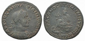 Philip I (244-249). Commagene, Samosata. Æ (31mm, 20.78g, 12h). Laureate, draped and cuirassed bust r. R/ Tyche seated l. on rocks, with eagle perched...
