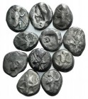 Achaemenid Kings of Persia, lot of 11 AR Sigloi, to be catalog. Lot sold as is, no returns