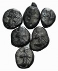 Achaemenid Kings of Persia, lot of 6 AR Sigloi, to be catalog. Lot sold as it, no returns