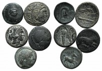 Lot of 5 Æ Greek coins, including Alexander III and Lysimachos, to be catalog. Lot sold as it, no returns
