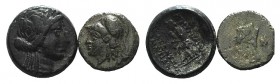 Lot of 2 Æ Greek coins, including Antiochos and Pergamon, to be catalog. Lot sold as it, no returns