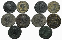 Lot of 5 Æ Roman Provincial coins, to be catalog. Lot sold as it, no returns