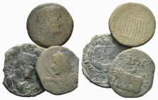 Lot of 3 Roman Provincial Æ coins to be catalog. Lot sold as is, no returns