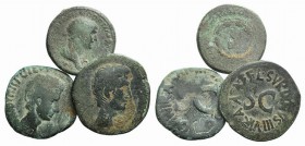 Lot of 3 Roman Provincial Æ coins to be catalog. Lot sold as is, no returns