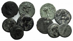 Lot of 5 Roman Provincial Æ coins to be catalog. Lot sold as is, no returns