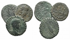 Lot of 3 Roman Provincial Æ coins to be catalog. Lot sold as is, no returns