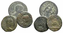 Lot of 3 Roman Provincial Æ coins to be catalog. Lot sold as is, no returns