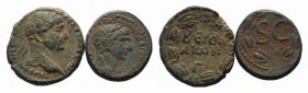 Lot of 2 Roman Provincial Æ coins to be catalog. Lot sold as is, no returns