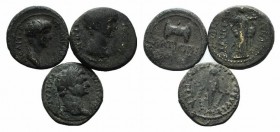 Lot of 3 Roman Provincial Æ coins to be catalog. Lot sold as is, no returns