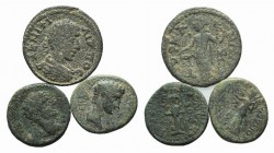 Lot of 3 Roman Provincial Æ coins to be catalog. Lot sold as is, no returns