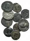 Lot of 10 BI and Æ Roman Imperial coins, to be catalog. Lot sold as it, no returns