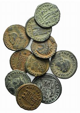 Lot of 10 Roman Imperial Æ coins, to be catalog. Lot sold as it, no returns