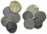 Lot of 5 Byzantine AR coins to be catalog. Lot sold as is, no returns