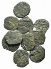 Lot of 10 Æ Byzantine coins, to be catalog. Lot sold as it, no returns