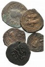 Lot of 5 Byzantine Æ to be catalog. Lot sold as it, no returns
