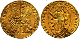 Zecche Italiane - Venezia - Francesco Foscari (1423-1457) Ducato o Zecchino - Fried 1232 - Au gr.3,51 

qSPL