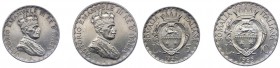 Somalia Italiana - Coppia n.2 Monete - Vittorio Emanuele III (1909-1925) 5 e 10 Lire 1925 PROVA DI STAMPA - RRR RARISSIME - Stupendo Lustro di conio -...