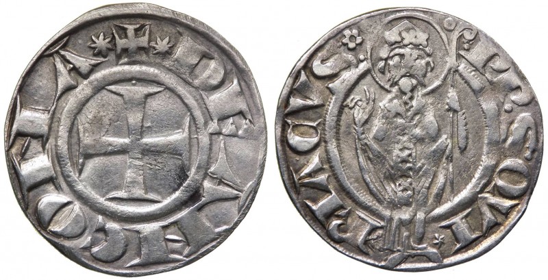 Ancona - Monetazione autonoma - Grosso agontano XIII-XIV secolo - Ag gr. 2,16 
...