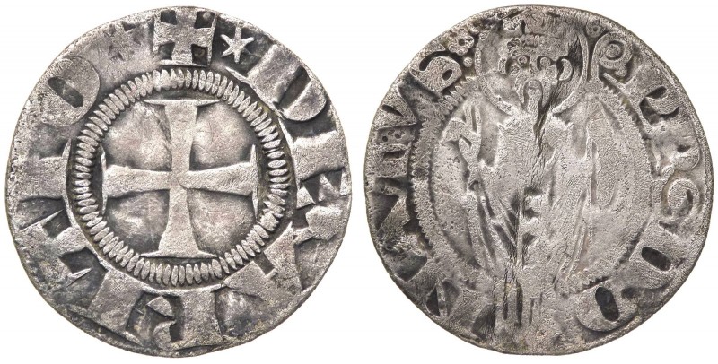 Ancona - Guglielmo degli Ubertini Vescovo (1267-1289) Grosso agontano da 2 soldi...