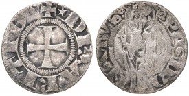 Ancona - Guglielmo degli Ubertini Vescovo (1267-1289) Grosso agontano da 2 soldi - MIR 11- R (RARO) - Ag gr. 1,79 

qSPL