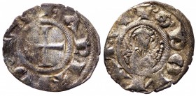 Arezzo - Monetazione anonima (XIII-XIV secolo) Denaro - Biaggi 199 - Mi gr. 0,54 

qBB