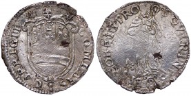 Correggio - Anonime dei Conti Gerolamo Gilberto Camillo e Fabrizio (1569-1580) Giulio da 8 soldi - MIR 108 - R (RARO) - Ag gr. 3,03 

BB