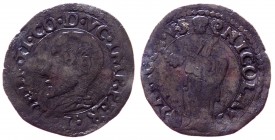 Desana - Delfino Tizzone (1583-1598) Quattrino tipo Sabbioneta - Mir.521 - Ottimo esemplare per la tipologia - Cu gr.0,70 

qSPL