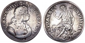 Firenze - Granducato di Toscana - Cosimo III (1670-1723) Testone 1676 - RR MOLTO RARA - Ag gr.8,53 

qBB