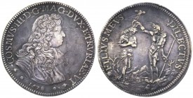Firenze - Granducato di Toscana - Cosimo III (1670-1723) Piastra 1678 I°Serie - Mir. 326/5 - Ag gr.31 

qSPL
