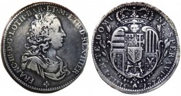 Firenze - Granducato di Toscana - Francesco Stefano di Lorena (1737-1745 I°Periodo) 1/2 Francescone 1739 - RR MOLTO RARA - Ag 

BB