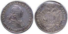 Firenze - Granducato di Toscana - Francesco II (III) di Lorena (1737-1765) Francescone II Tipo 1765 - MIR 361/9 - R2 - Ag - Perizia Cavaliere

qBB/B...