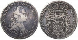 Firenze - Granducato di Toscana - Pietro Leopoldo di Lorena (1765-1790) Francescone 1780 Serie "Codino" - CNI 96 - R (RARA) - Ag. gr. 27,11 

SPL