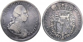 Firenze - Granducato di Toscana - Pietro Leopoldo di Lorena (1765-1790) Francescone 1786 con accette decussate Fabbrini - CNI 149-150 - R2 (MOLTO RARA...