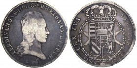 Firenze - Granducato di Toscana - Ferdinando III di Lorena (1790-1801 / 1814-1824) Francescone della seconda serie 1794 - CNI 19/20 - R (RARO) - gr. 2...