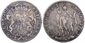 Genova - Repubblica di Genova periodo dei Dogi biennali (1528-1797) III fase (1637-1797) 2 lire 1792 - MIR 316/1 - R (RARO) - Ag gr. 8,02 

BB