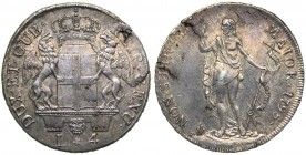 Genova - Repubblica di Genova periodo dei Dogi biennali (1528-1797) III fase (1637-1797) 4 lire 1795 - Lunardi 367 - R (RARO) - Ag gr. 16,61 

qSPL