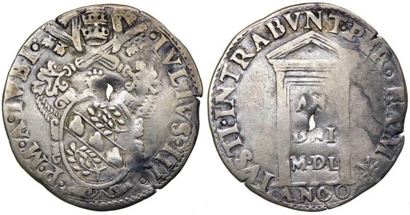 Stato Pontificio - Ancona - Giulio III (1550-1555) Giulio del Giubileo 1550 - Be...