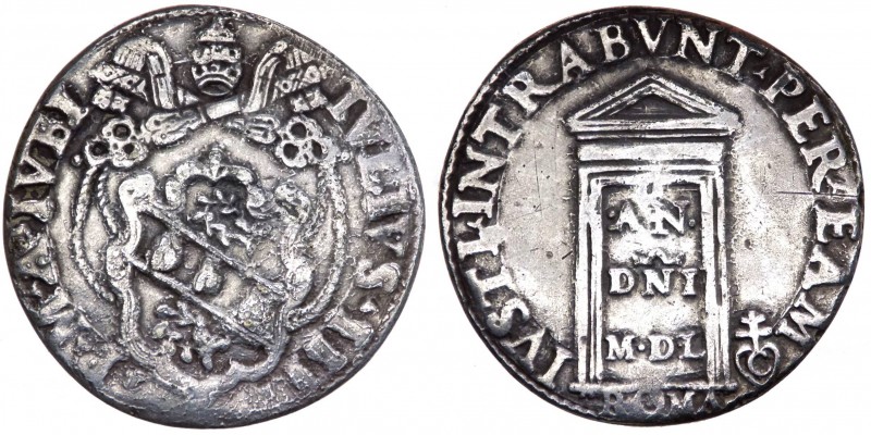 Stato Pontificio - Roma - Giulio III (1550-1555) Giulio del Giubileo 1550 - Ag g...