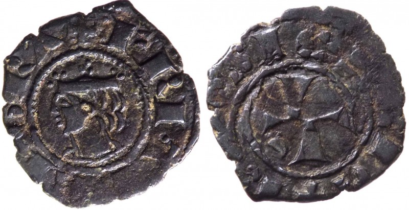 Regno di Sicilia - Messina - Federico III D'Aragona (1296-1337) Denaro - Spahr 3...