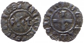 Amedeo VIII Conte (1391-1416) Viennese II°Tipo - Mir.124 - Rarità R3 - Frattura del tondello - Mi gr.0,62 

BB