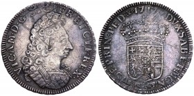 Vittorio Amedeo II Re di Sicilia (1713-1718) 3 Lire 1717 - RRRR ESTREMAMENTE RARA - Mir.881a - Ag gr.18,05 

n.a.