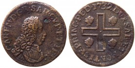 Carlo Emanuele III (1730-1773) Cagliarese 1732 Cagliari - Mont. 111 - Cu gr. 2,31 

qSPL