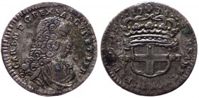 Carlo Emanuele III (1730-1773) 5 Soldi 1735 - Non comune - Mi gr.3,80 

BB+