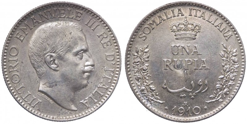 Somalia Italiana - Vittorio Emanuele III (1909-1925) Rupia 1910 - Gig. 1 - NC (N...