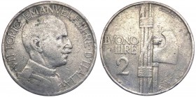 Vittorio Emanuele III (1900-1943) Buono da 2 Lire - Senza data - Errore di conio

n.a.