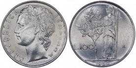 1946-2001 - 100 lire "Minerva" 1960 - 

FDC