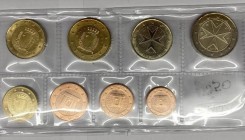 Serie Euro Malta 8 Valori - 1 , 2 , 5 , 50 Cent, 2 Euro 2013 - 10 , 20 Cent, 1 Euro 2008

n.a.