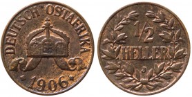 Africa Orientale Tedesca - 1/2 heller 1906 - Amburgo - KM 6 - Cu

BB