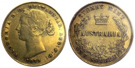 Australia - Vittoria (1837-1901) Sovrana 1870 - Periziata qSPL - Au

qSPL