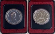 Canada - Elisabetta II (1952) 1 dollaro canadese commemorativo XI giochi del Commonwealth 1978 - in cofanetto - Ag

FS